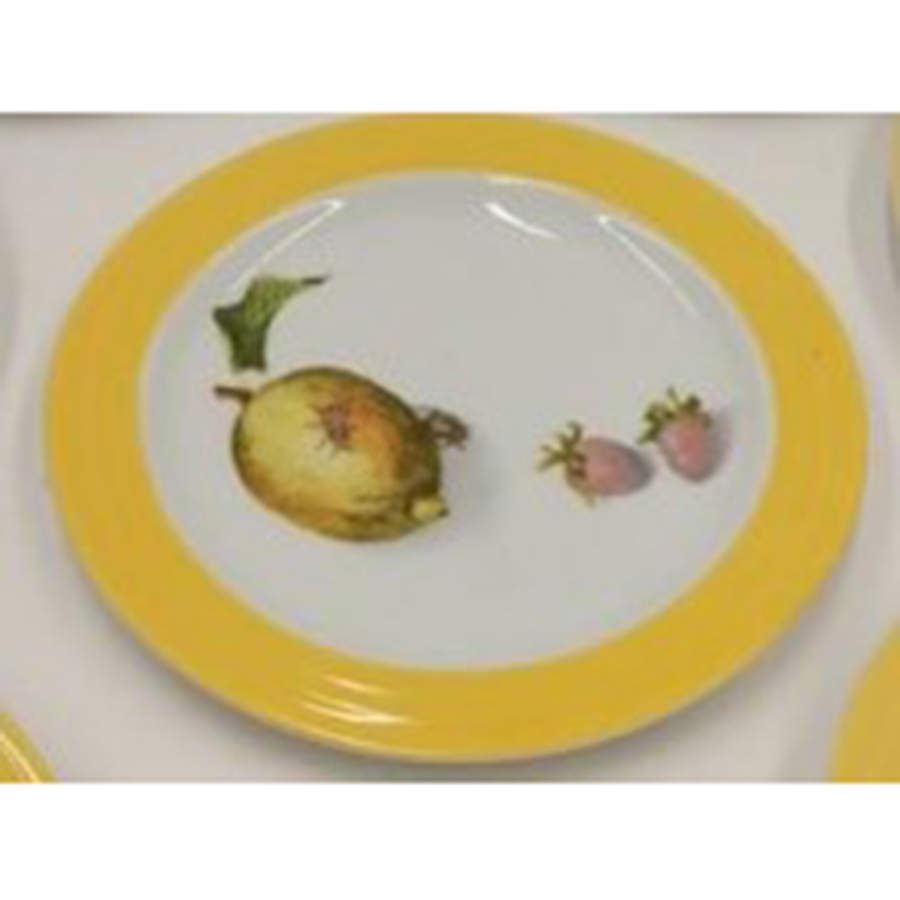 Citron Dessert/Pie Plate by Porsgrund-1