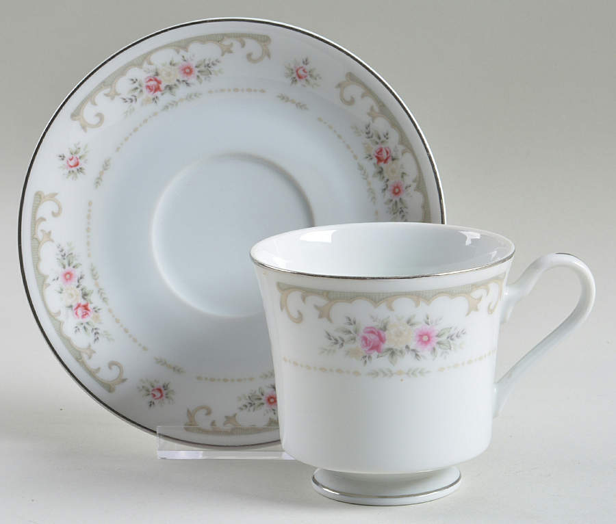 Westmount Footed Cup & Saucer Set by Premiere-1