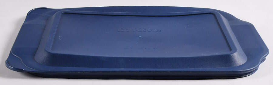 Originals Cobalt Blue Plastic Lid for 13" Rectangular Baker by Pyrex-1
