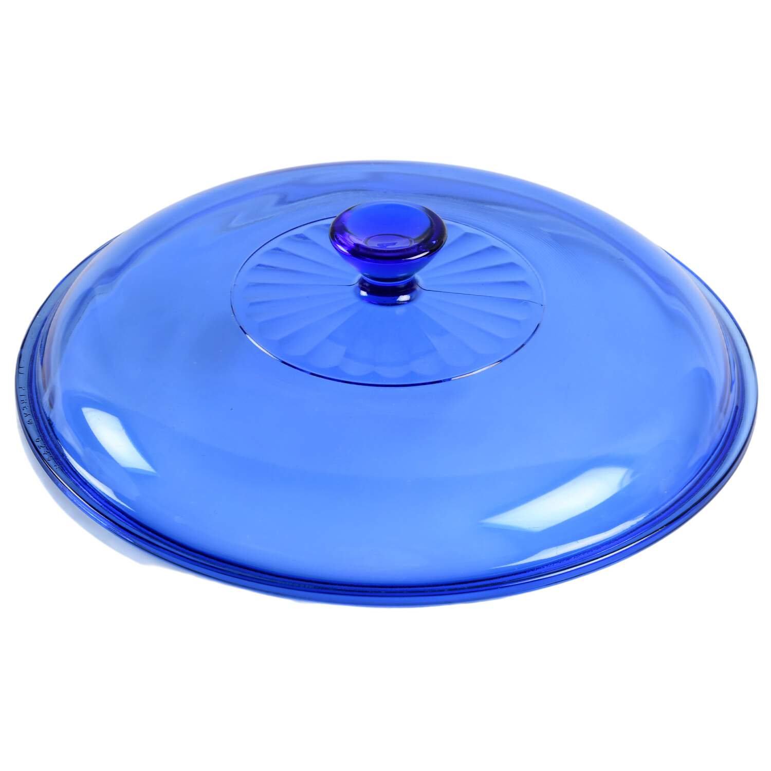 Originals Cobalt Blue Lid for 2 Qt Round Covered Casserole by Pyrex-1