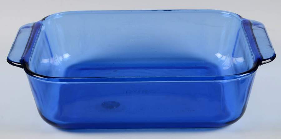 Originals Cobalt Blue 8" Square Baker by Pyrex-1