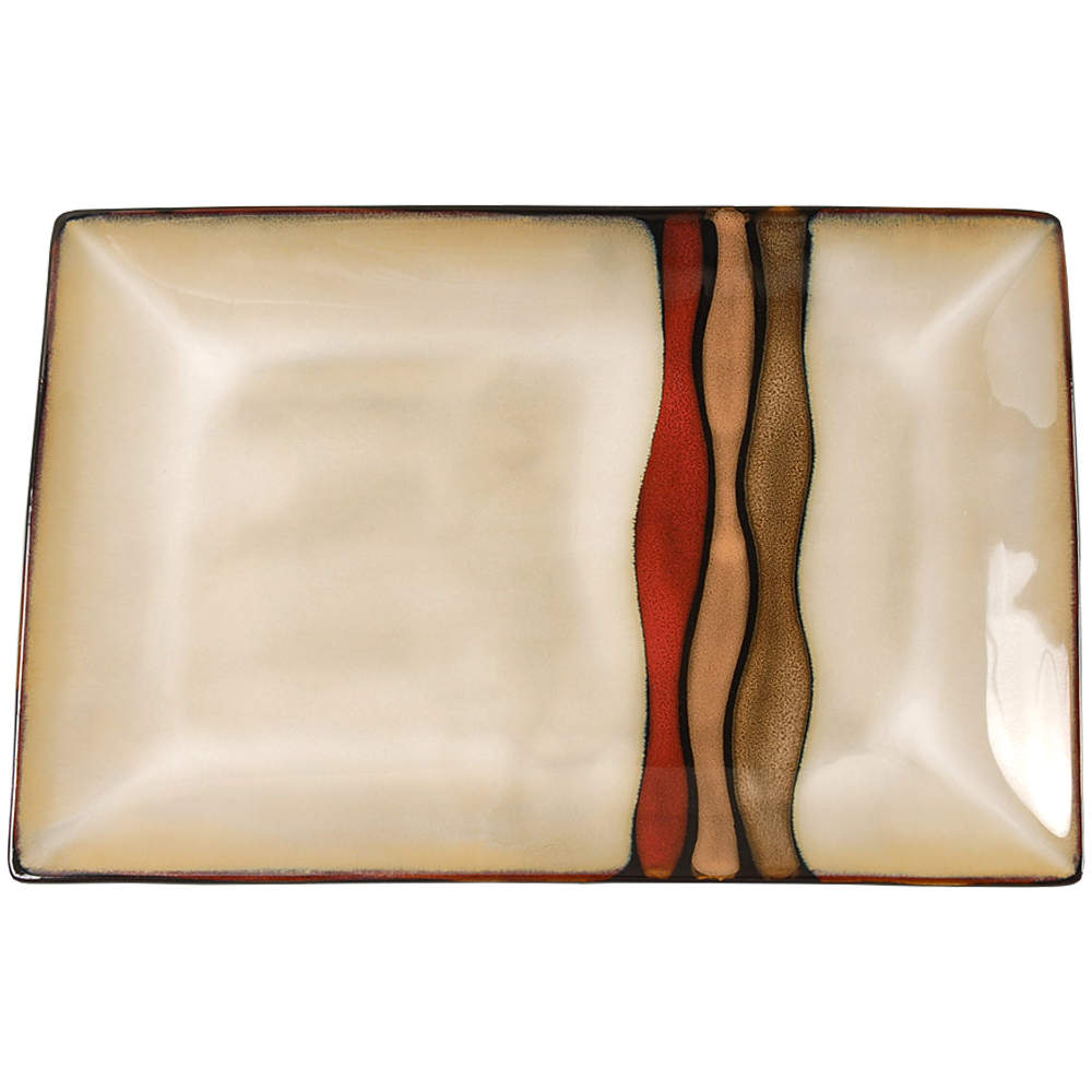 Aztec 13" Rectangular Serving Platter by Pfaltzgraff-1