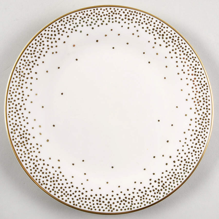Trousdale Gold Salad Plate by Pickard-1