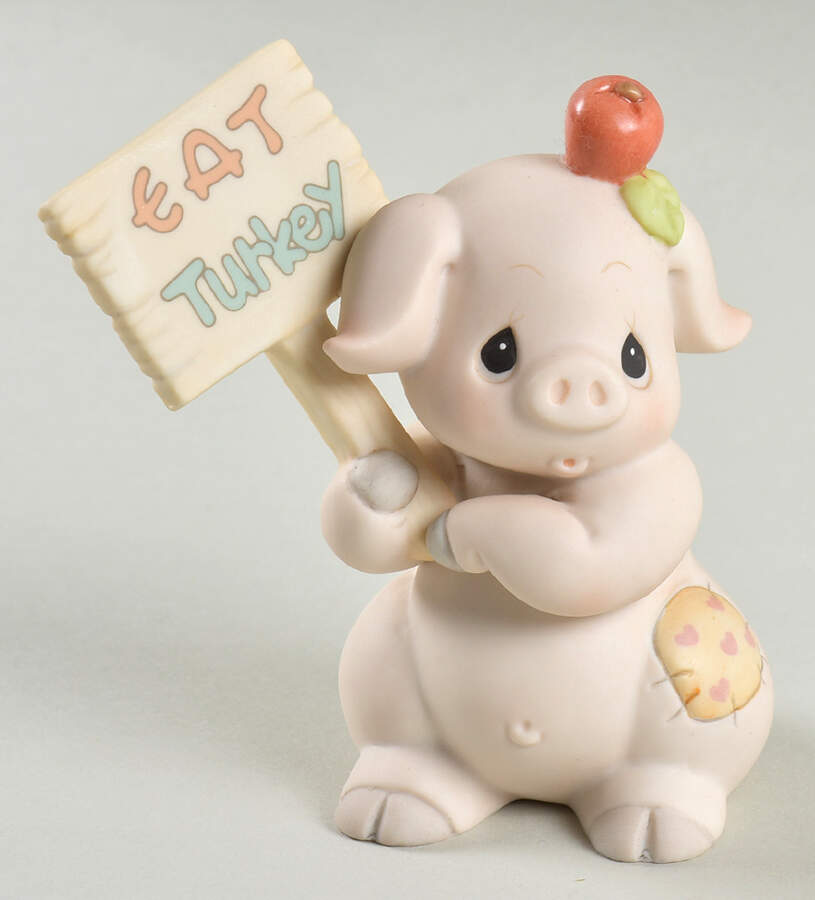 Eat Turkey Egg-Eat Turkey - Egg Trademark With Box by Precious Moments-1
