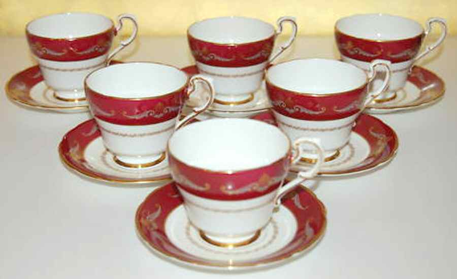 402 Footed Cup & Saucer Set by Paragon-1