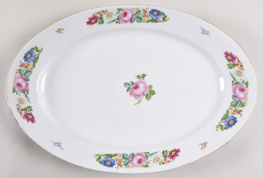 10884 17" Oval Serving Platter by Pirkenhammer-1