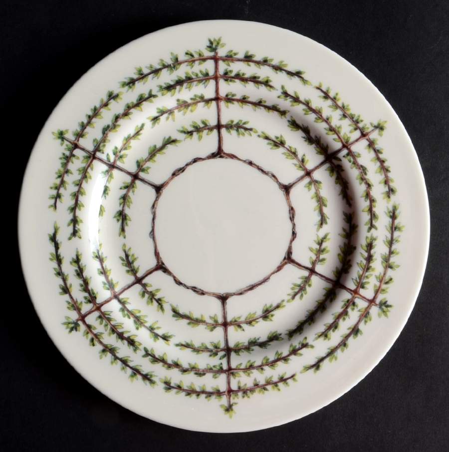 Espalier Salad Plate by Pickard-1