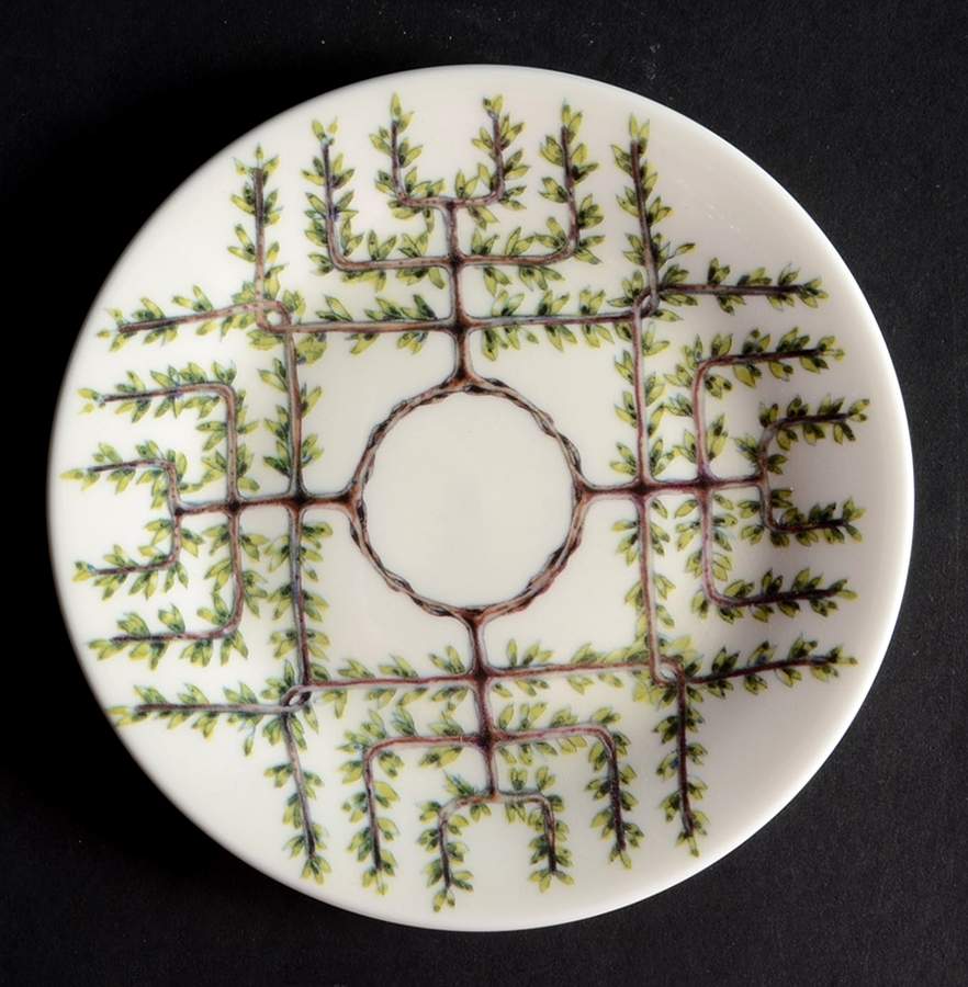 Espalier Bread & Butter Plate by Pickard-1