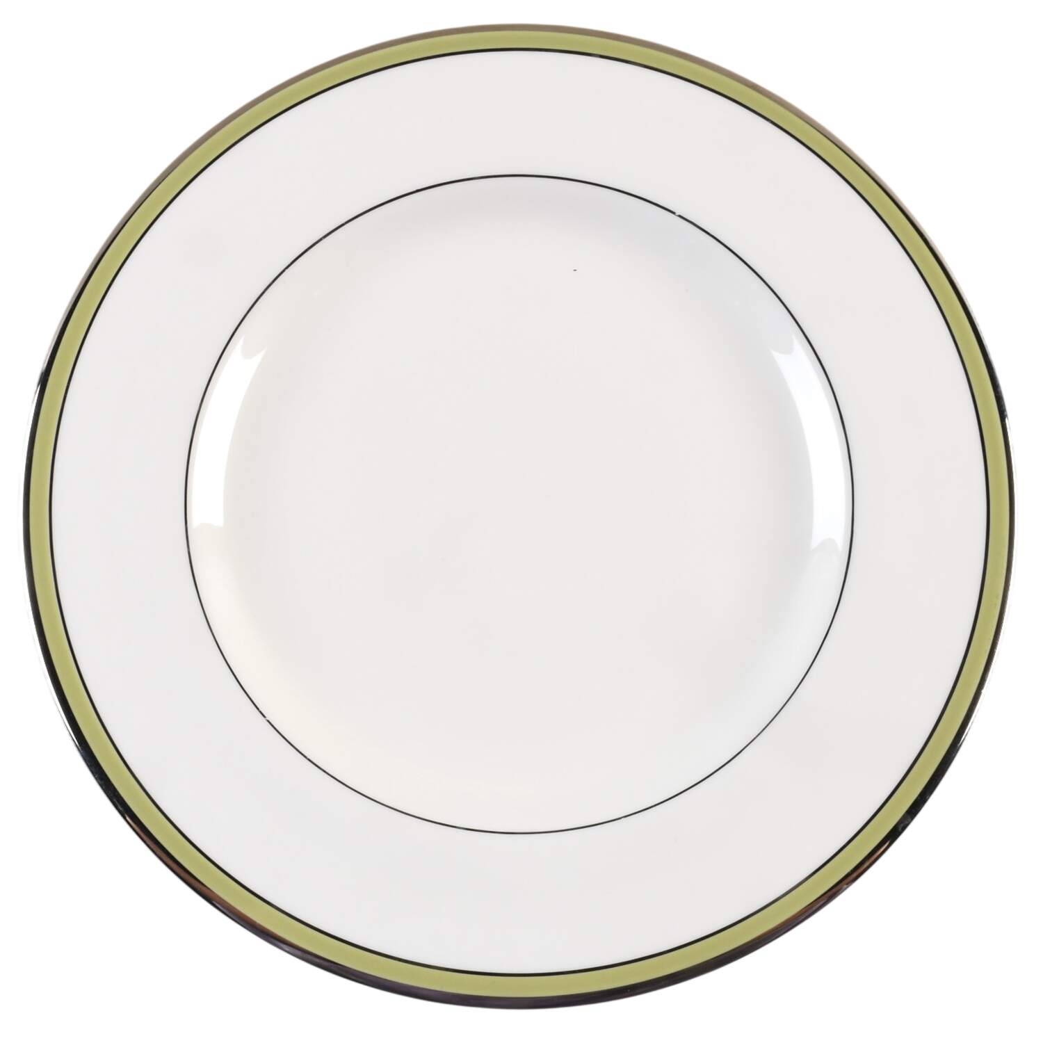 Signature Camel (White Back, Platinum Trim) Dinner Plate by Pickard-1