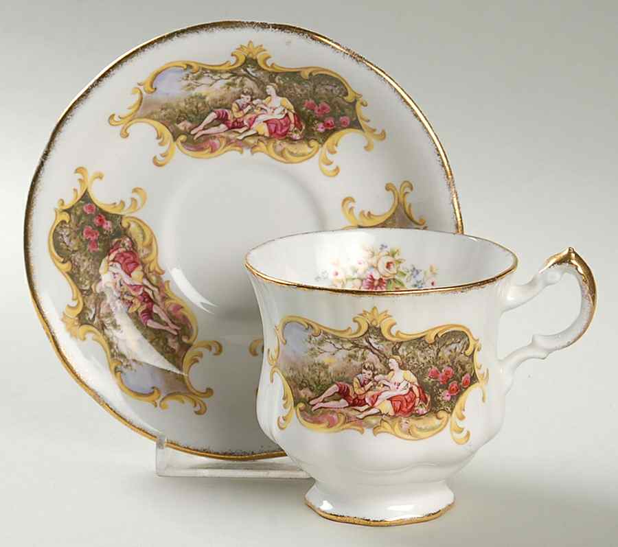 PAR169 Footed Cup & Saucer Set by Paragon-1