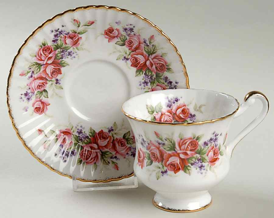 4546 Footed Cup & Saucer Set by Paragon-1