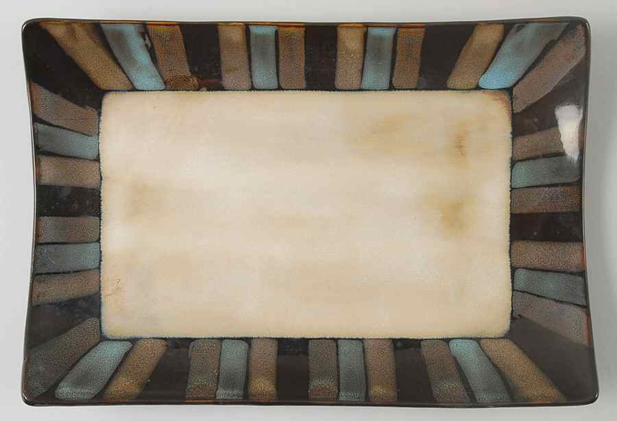 Cayman 11" Rectangular Serving Platter by Pfaltzgraff-1