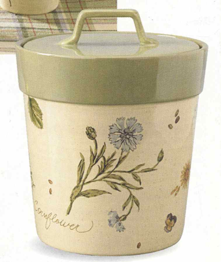 Gardener's Journal Cookie Jar & Lid by Park Designs-1