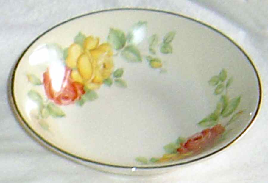 Liberty Roses Fruit/Dessert (Sauce) Bowl by Paden City-1