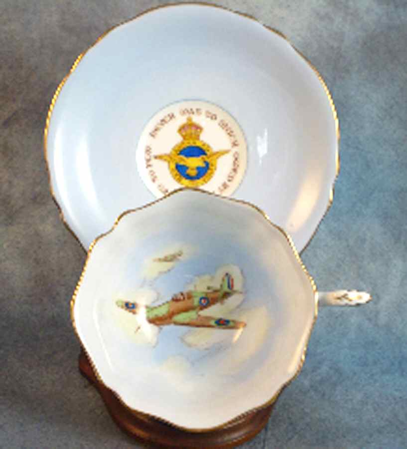 Patriotic Series Footed Cup & Saucer Set by Paragon-1