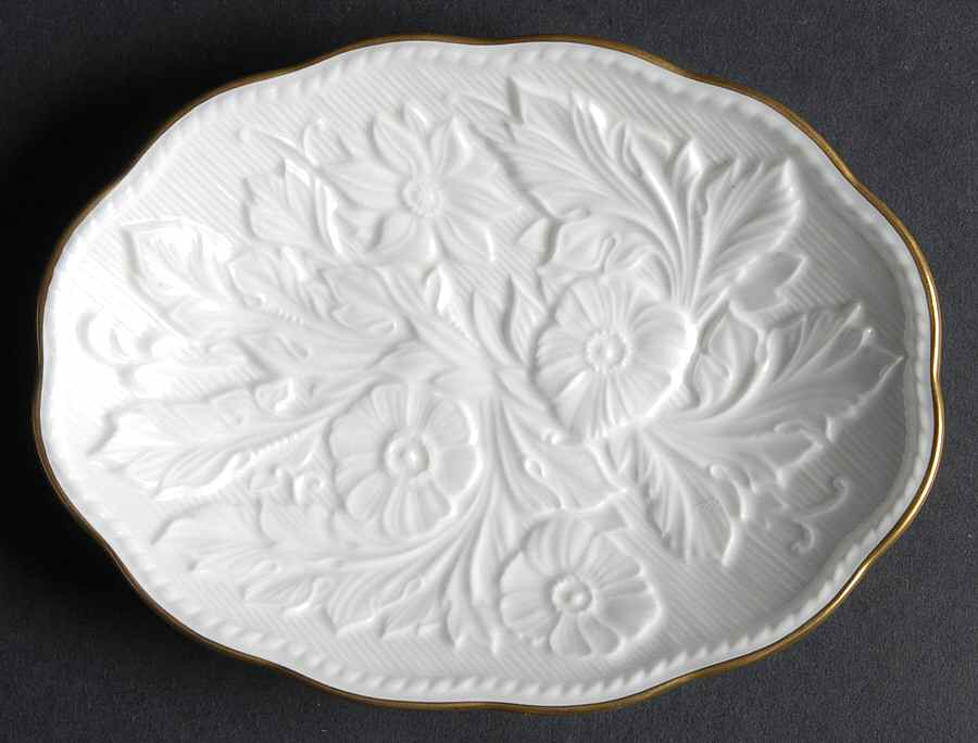 Simsbury White Open Candy Dish by Pfaltzgraff-1