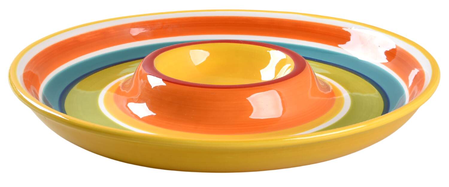 Summer Stripes 1 Piece Chip & Dip by Pier 1-1