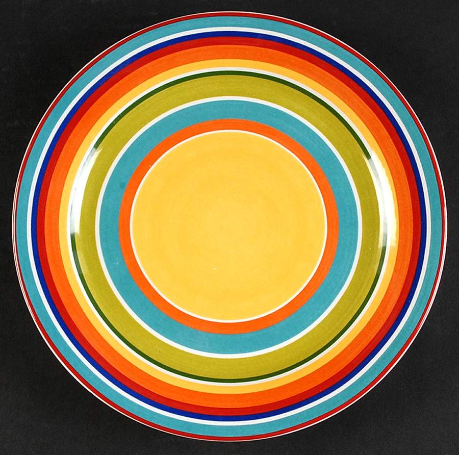 Summer Stripes Salad Plate by Pier 1-1