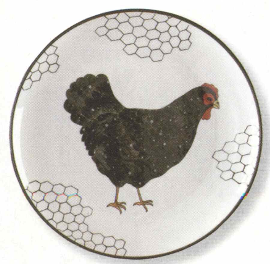 Pecking Order Salad Plate by Park Designs-1