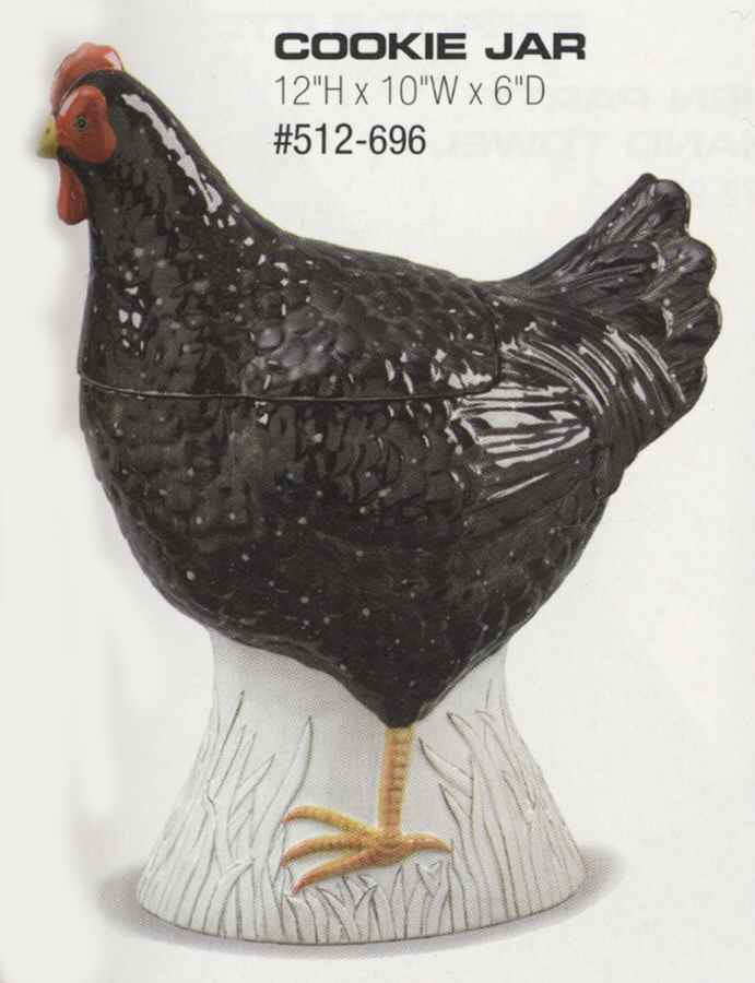 Pecking Order Cookie Jar & Lid by Park Designs-1