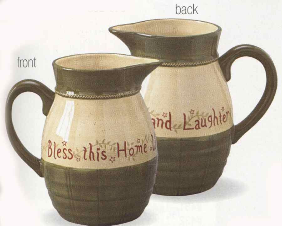 Home Sweet Home 72 Oz Pitcher by Park Designs-1