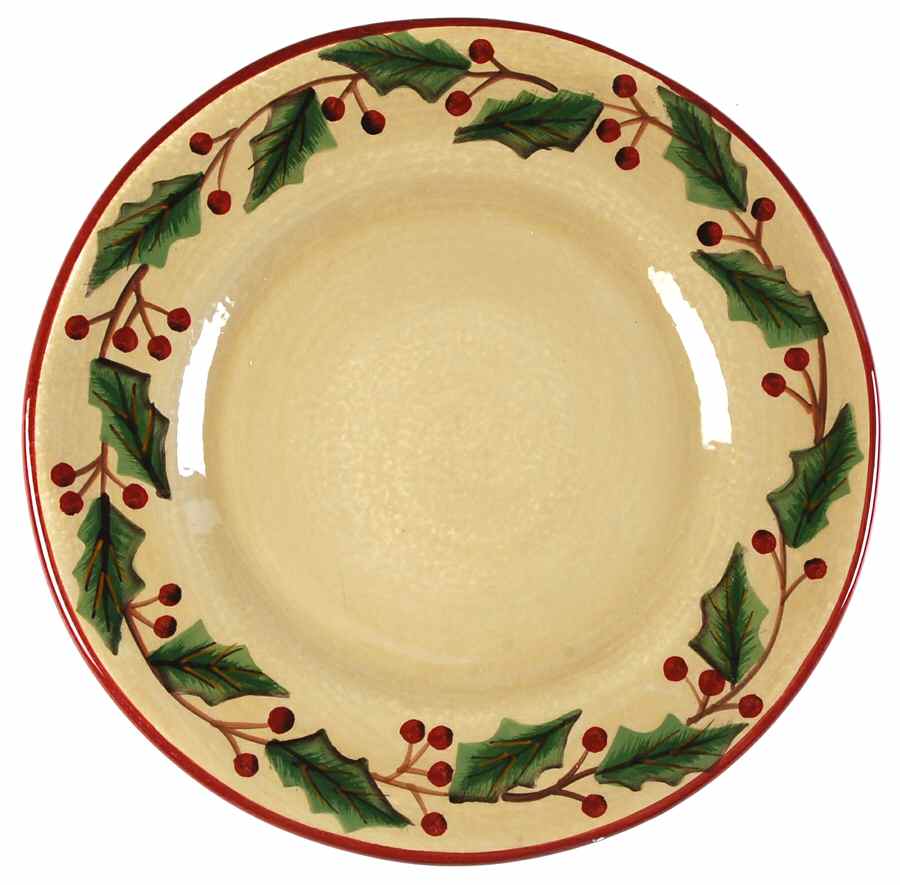 Holly Dessert/Pie Plate by Park Designs-1