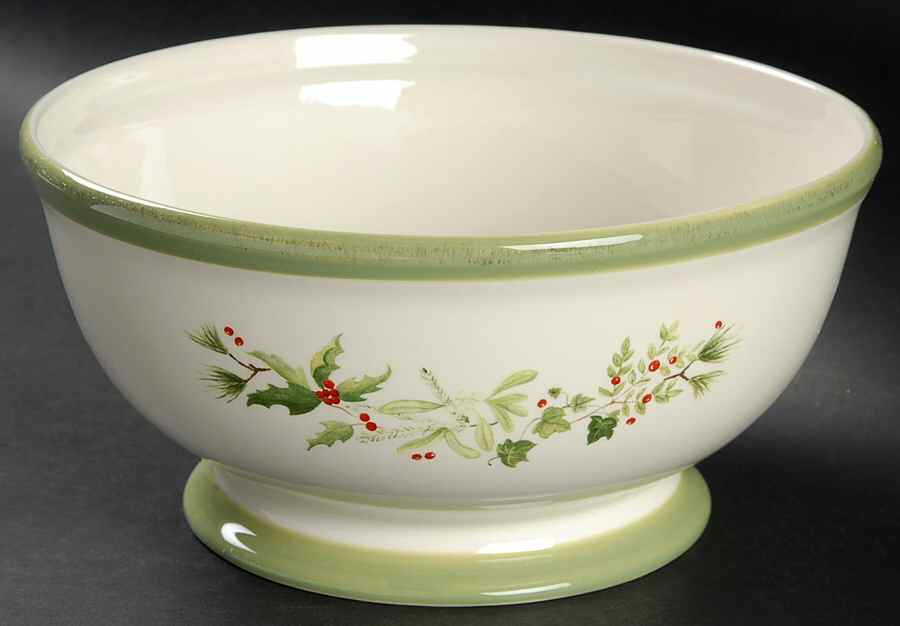 Holly & Ivy 8" Round Serving Bowl by Park Designs-1