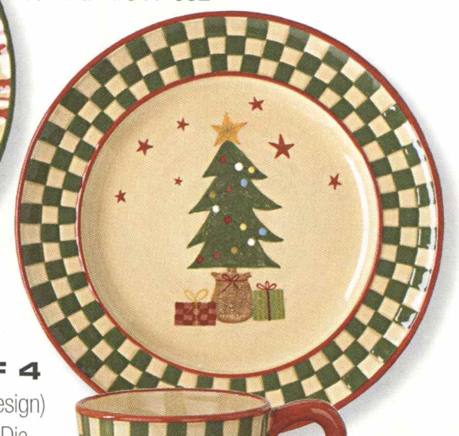 Holly Jolly Dessert/Pie Plate by Park Designs-1