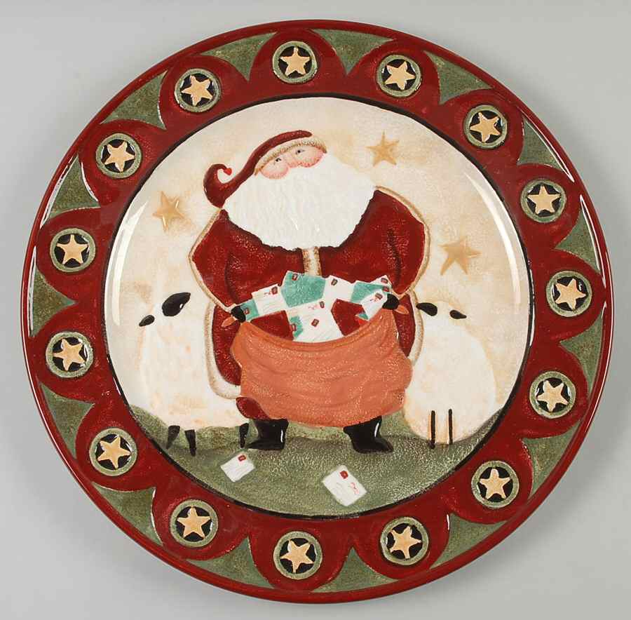 Dear Santa 14" Chop Plate (Round Platter) by Park Designs-1