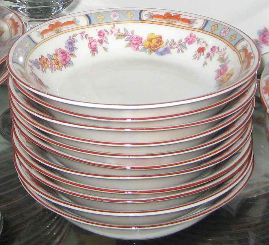 1097 Fruit/Dessert (Sauce) Bowl by Porcelain Union-1