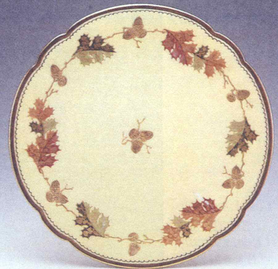 Autumn Border 12" Chop Plate (Round Platter) by Pickard-1