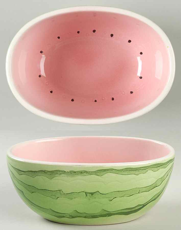 Watermelon Soup/Cereal Bowl by Pier 1-1