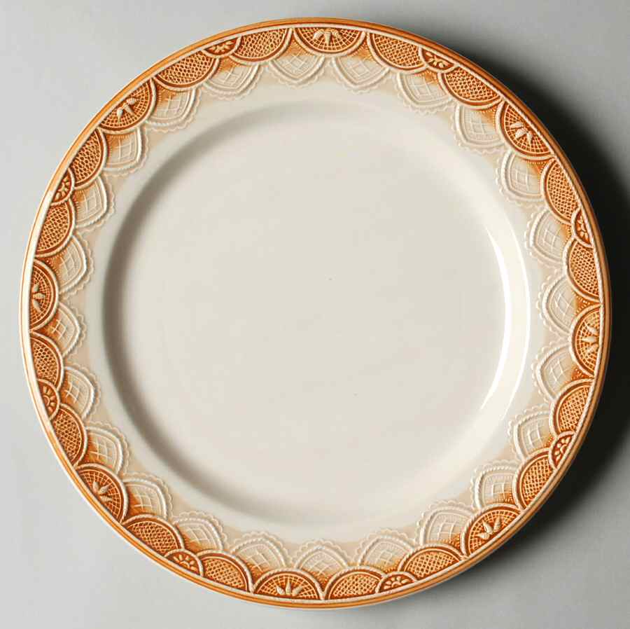 Lace Design Dinner Plate by Pier 1-1