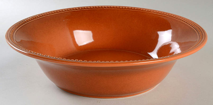 Spice Route Nutmeg 12" Round Serving Bowl by Pier 1-1