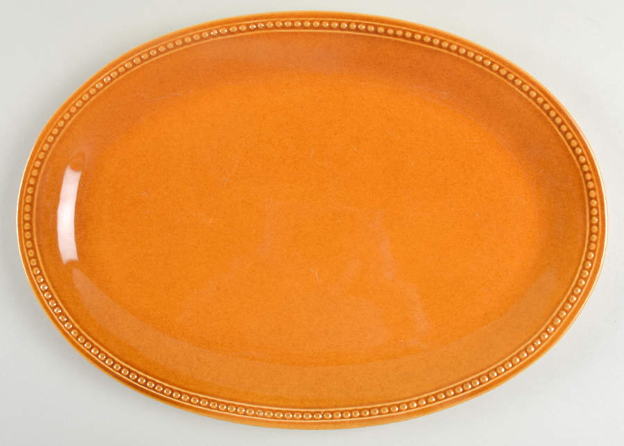 Spice Route Ginger 15" Oval Serving Platter by Pier 1-1