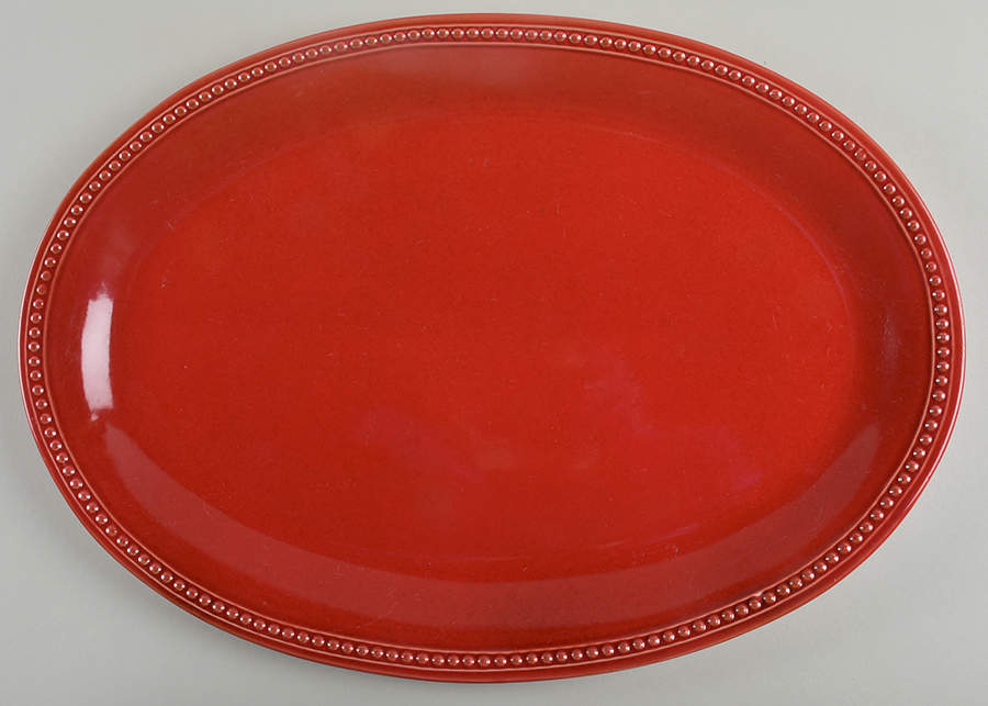 Spice Route Paprika 15" Oval Serving Platter by Pier 1-1