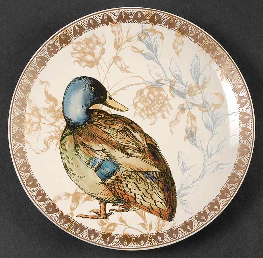 Bird (Decal) Salad Plate by Pottery Barn China-1