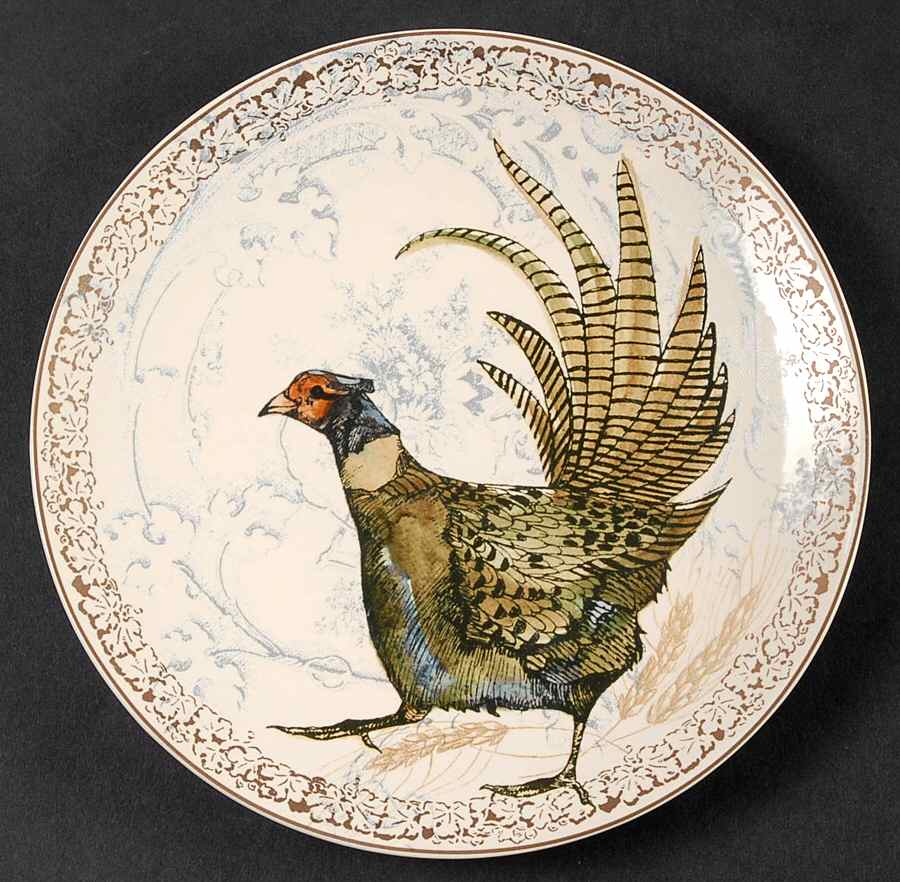 Bird (Decal) Salad Plate by Pottery Barn China-1