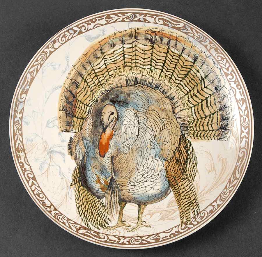 Bird (Decal) Salad Plate by Pottery Barn China-1