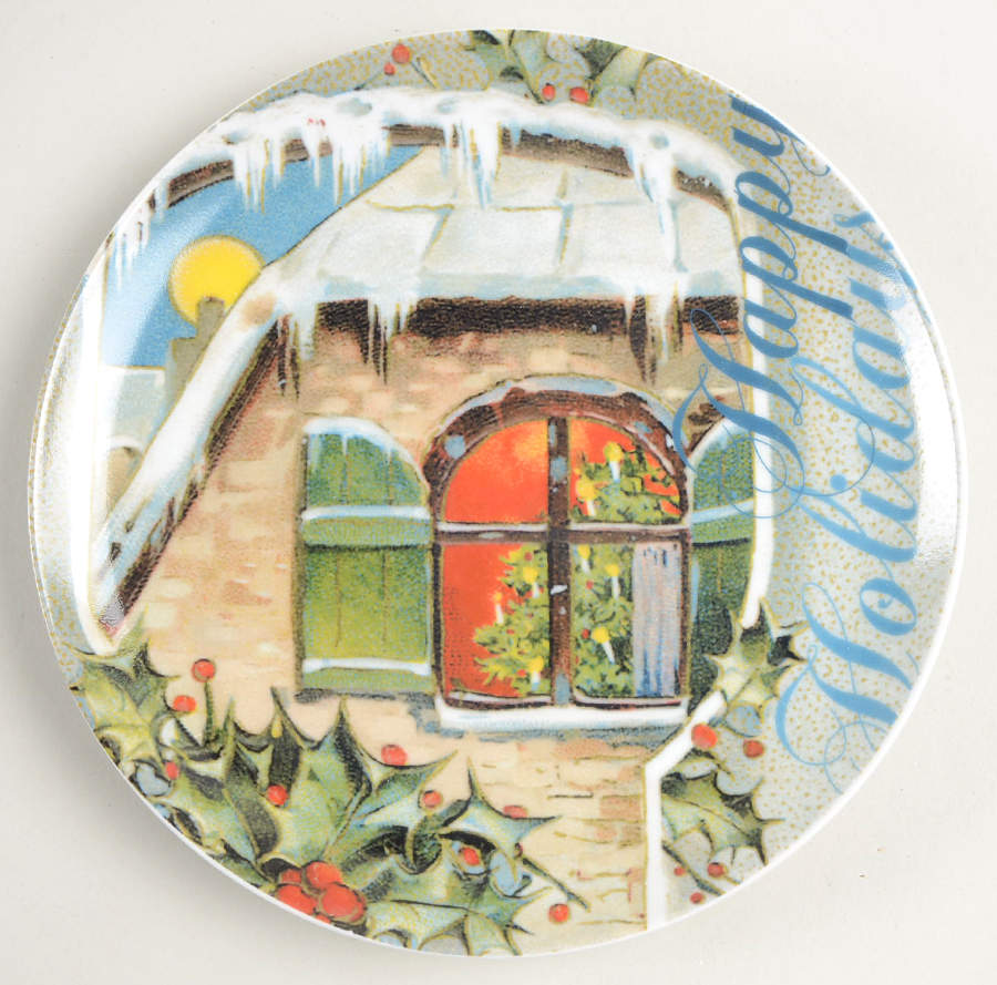 Christmas Carol Salad Plate by Pottery Barn China-1