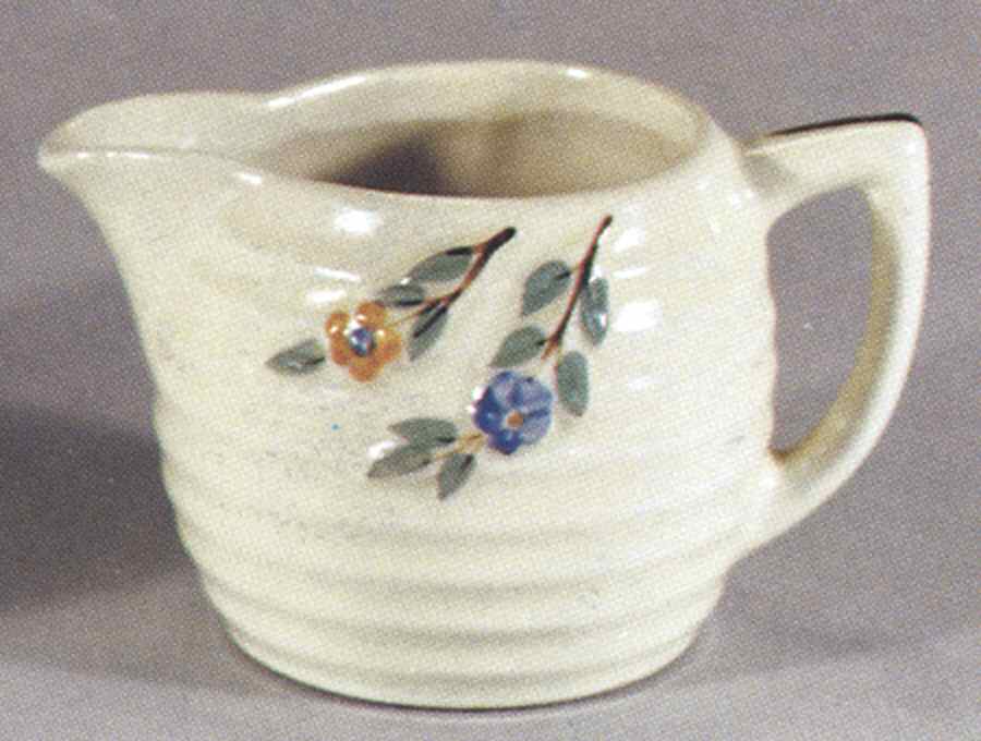 Beehive Floral Spray Creamer by Porcelier-1