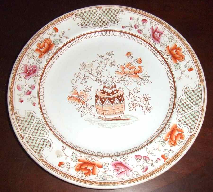 Flora Dinner Plate by Petrus Regout & Co-1