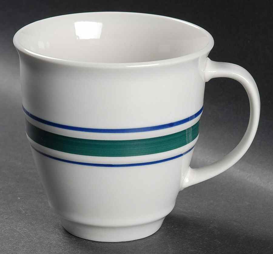 Clipper Green Blue Mug by Pfaltzgraff-1