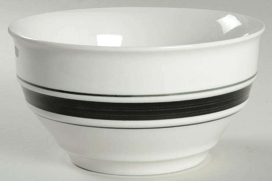 Clipper Black Soup/Cereal Bowl by Pfaltzgraff-1
