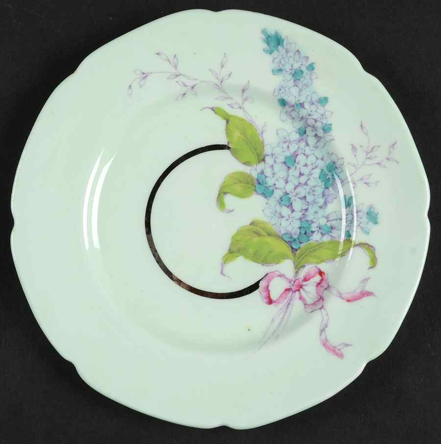 Lilac (No Trim, Green Background) Bread & Butter Plate by Paragon-1