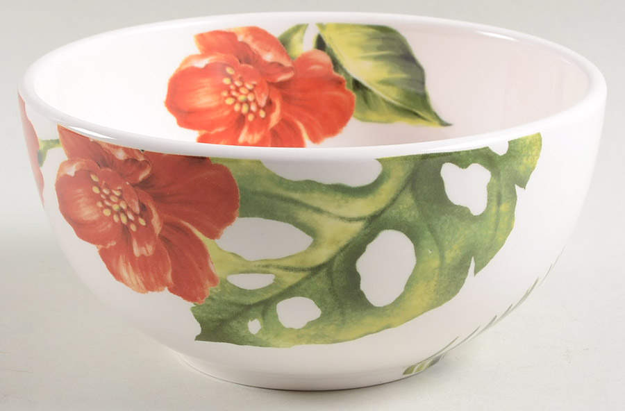 Fiji Floral Soup/Cereal Bowl by Pier 1-1
