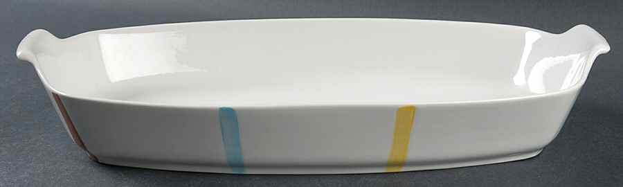 PGO27 13"  Rectangular Baker by Petrus Regout & Co-1