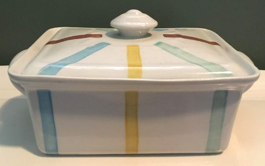 PGO27 Square Covered Vegetable by Petrus Regout & Co-1