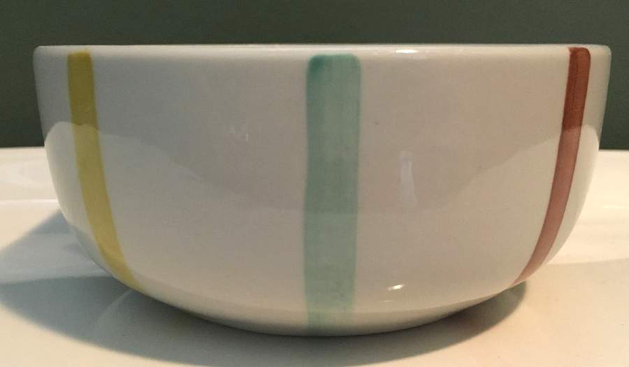 PGO27 8" Round Vegetable Bowl by Petrus Regout & Co-1