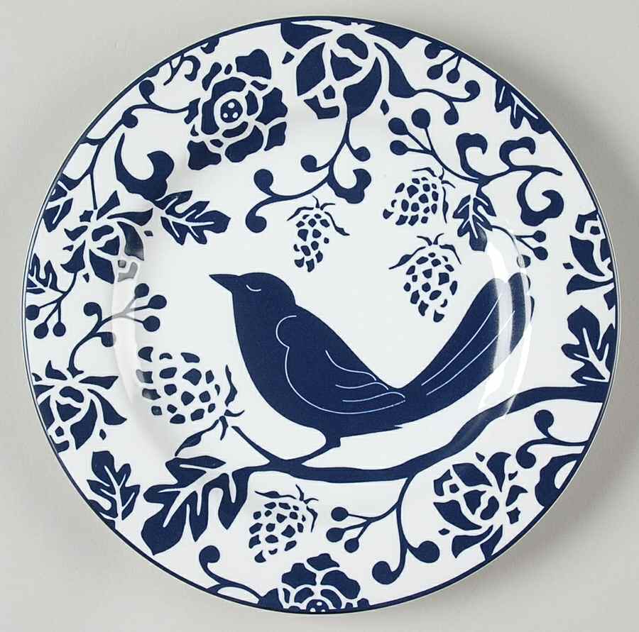 Blue Bird Salad Plate by Pier 1-1